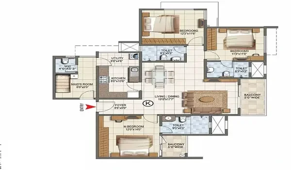 Featured Image of 4.5 Bhk Floor Plan Godrej Park Retreat