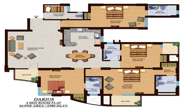 Featured Image of Godrej Vanantara 4 5 Bhk Apartment Floor Plan