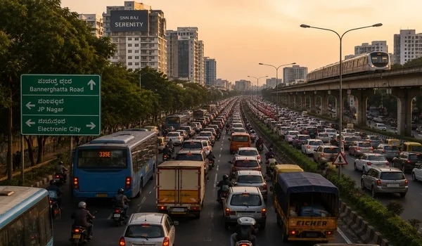 Featured Image of Impact of Bangalore Traffic on Bannerghatta Road Properties